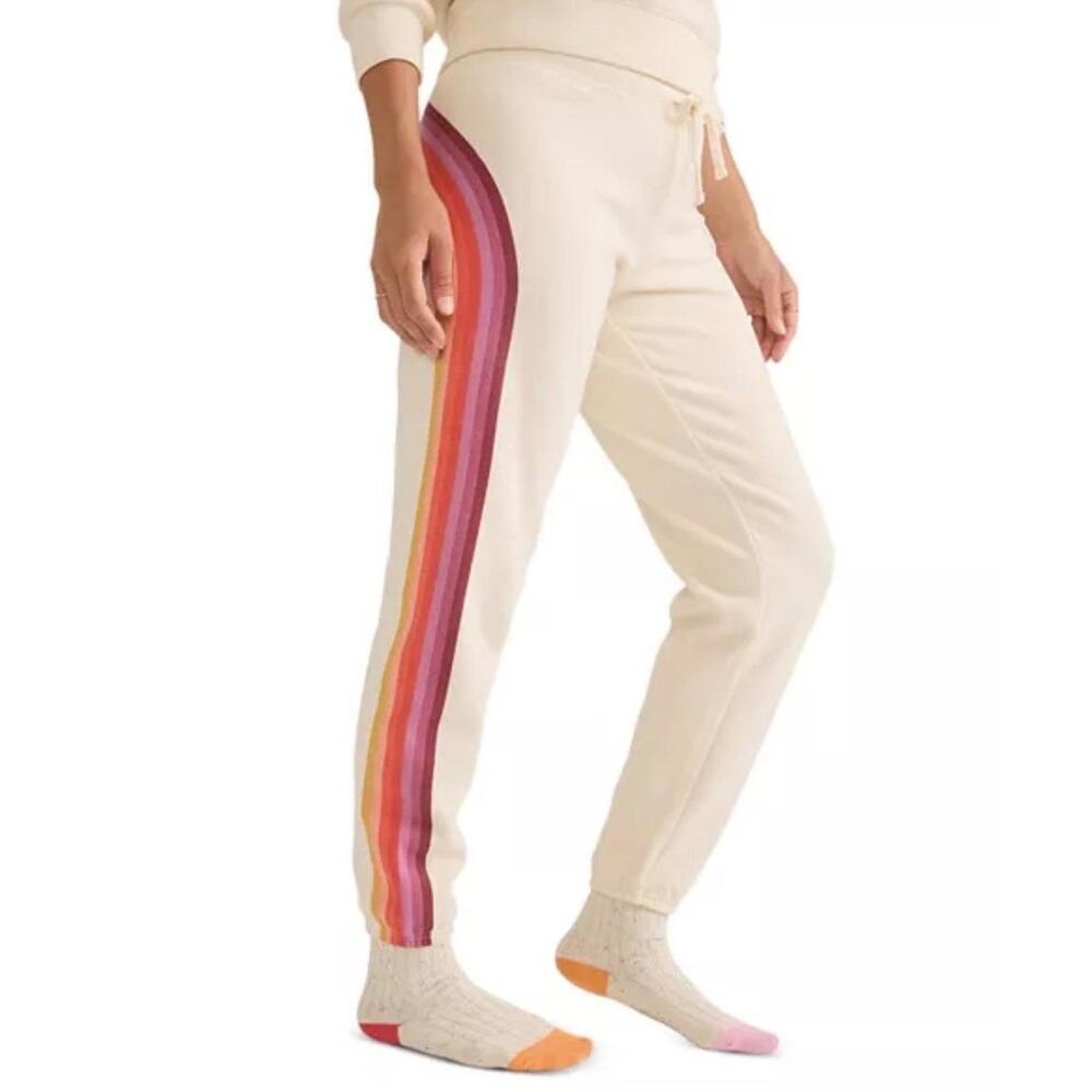 Marine Layer Women's Cloud 9 Sweatpants Cream Size Small